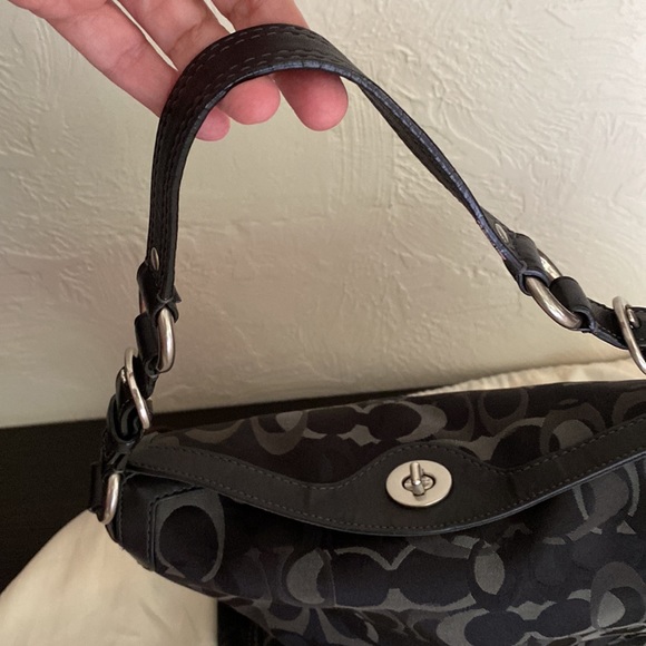 Authentic Coach Signature Handbag - Picture 2 of 3